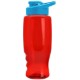Transparent Grip Poly-Pure Sport Bottle, 27oz. - Drink Thru Lid
