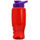 Transparent Grip Poly-Pure Sport Bottle, 27oz. - Drink Thru Lid