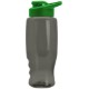 Transparent Grip Poly-Pure Sport Bottle, 27oz. - Drink Thru Lid