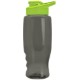 Transparent Grip Poly-Pure Sport Bottle, 27oz. - Drink Thru Lid