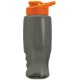 Transparent Grip Poly-Pure Sport Bottle, 27oz. - Drink Thru Lid
