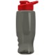 Transparent Grip Poly-Pure Sport Bottle, 27oz. - Drink Thru Lid