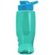 Transparent Grip Poly-Pure Sport Bottle, 27oz. - Drink Thru Lid