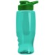 Transparent Grip Poly-Pure Sport Bottle, 27oz. - Drink Thru Lid