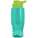 Transparent Grip Poly-Pure Sport Bottle, 27oz. - Drink Thru Lid