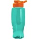 Transparent Grip Poly-Pure Sport Bottle, 27oz. - Drink Thru Lid