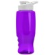 Transparent Grip Poly-Pure Sport Bottle, 27oz. - Drink Thru Lid