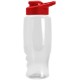 Transparent Grip Poly-Pure Sport Bottle, 27oz. - Drink Thru Lid