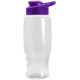 Transparent Grip Poly-Pure Sport Bottle, 27oz. - Drink Thru Lid