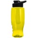 Transparent Grip Poly-Pure Sport Bottle, 27oz. - Drink Thru Lid
