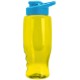 Transparent Grip Poly-Pure Sport Bottle, 27oz. - Drink Thru Lid