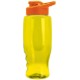 Transparent Grip Poly-Pure Sport Bottle, 27oz. - Drink Thru Lid