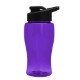 Mini Transparent Sports Bottle, 18oz. - Drink Thru Lid