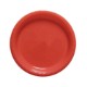 Round Plastic Plate, 7"