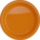 Round Plastic Plate, 7"