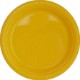 Round Plastic Plate, 7"
