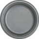 Round Plastic Plate, 7"