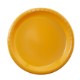 Round Plastic Plate, 7"