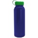 Aquarius Tritan™ Metallic Sport Bottle, 24oz. - Tethered Lid