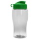 Mini Transparent Sports Bottle, 18oz. - Flip Top Lid