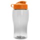 Mini Transparent Sports Bottle, 18oz. - Flip Top Lid