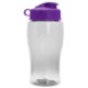 Mini Transparent Sports Bottle, 18oz. - Flip Top Lid