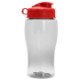 Mini Transparent Sports Bottle, 18oz. - Flip Top Lid