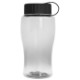 Mini Transparent Sports Bottle, 18oz. - Tethered Lid