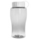 Mini Transparent Sports Bottle, 18oz. - Tethered Lid