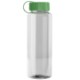 Guzzler Transparent Sport Bottle, 32oz. - Tethered Lid