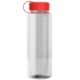 Guzzler Transparent Sport Bottle, 32oz. - Tethered Lid