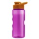 Finger Grip Tritan™ Translucent Bottle, 22oz. - Drink Thru Lid