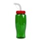 Transparent Grip Poly-Pure Sport Bottle, 27oz. - Straw Lid