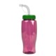 Transparent Grip Poly-Pure Sport Bottle, 27oz. - Straw Lid