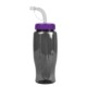 Transparent Grip Poly-Pure Sport Bottle, 27oz. - Straw Lid