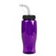 Transparent Grip Poly-Pure Sport Bottle, 27oz. - Straw Lid