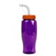 Transparent Grip Poly-Pure Sport Bottle, 27oz. - Straw Lid