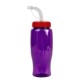 Transparent Grip Poly-Pure Sport Bottle, 27oz. - Straw Lid