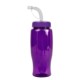 Transparent Grip Poly-Pure Sport Bottle, 27oz. - Straw Lid