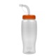 Transparent Grip Poly-Pure Sport Bottle, 27oz. - Straw Lid