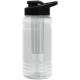 Groove Infuser Tritan™ Transparent Bottle, 20oz. - Drink Thru Lid