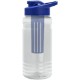 Groove Infuser Tritan™ Transparent Bottle, 20oz. - Drink Thru Lid