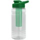Groove Infuser Tritan™ Transparent Bottle, 20oz. - Drink Thru Lid