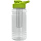 Groove Infuser Tritan™ Transparent Bottle, 20oz. - Drink Thru Lid