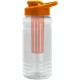 Groove Infuser Tritan™ Transparent Bottle, 20oz. - Drink Thru Lid