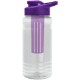 Groove Infuser Tritan™ Transparent Bottle, 20oz. - Drink Thru Lid