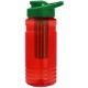 Groove Infuser Tritan™ Transparent Bottle, 20oz. - Drink Thru Lid