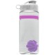 Grip Stripe Shaker Tritan™ Bottle, 20oz. - Flip Top Lid