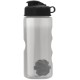 Finger Grip Shaker Tritan™ Transparent Bottle, 22oz. - Flip Top Lid