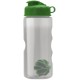 Finger Grip Shaker Tritan™ Transparent Bottle, 22oz. - Flip Top Lid